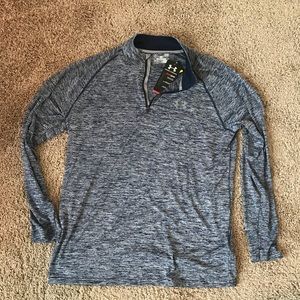 NWT Under Armour 1/4 zip long sleeve large
